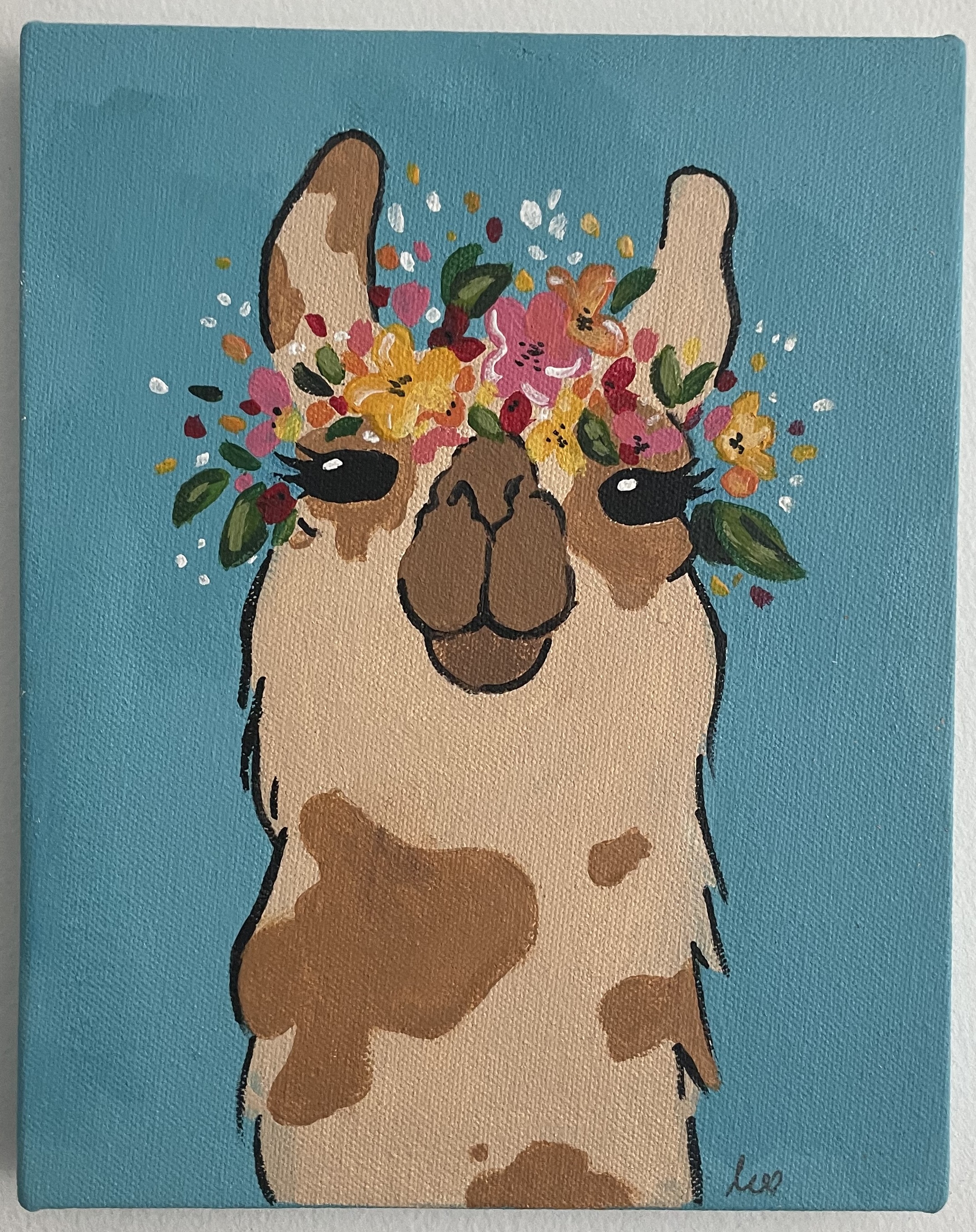 Springing Llama